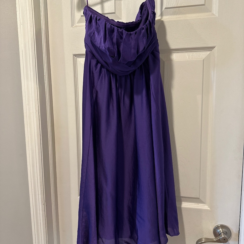 Purple  dress